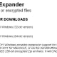 Select either the 32- or 64-bit version of StuffIt Expander 2011. Select the bit version that matches your operating system.