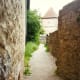 Portion of walk along city wall in Rothenburg