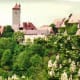 Views from the city wall in Rothenburg