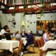 Cafe inside of The Master Builder's House in Rothenburg