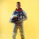 Gordon Cooper in Mercury Space Suit. Photo courtesy of NASA.