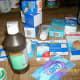 Various items for the first aid kit.