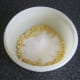 Sugar is added to crumble mix