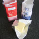 Sugar, flour and unsalted butter for crumble topping