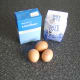 Cornflour/corn starch, sugar and eggs
