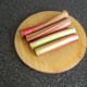 Rhubarb for crumble filling