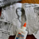 http://www.flickr.com/photos/puuikibeach/3737683051/ - link no longer active. Instead of cutting newspaper for smaller gifts, simply tear it. The torn edges will add character to the wrapping job.