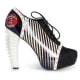 Men's shoes tuned ladies heels.