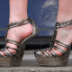 No heel high heels.