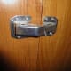 Kitchen hinge with spring ideal solution for door without catch.
