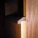 Wooden Handle on top of door