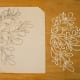 Step 2: Tape a piece of wax paper over it, being careful that the wax paper is taped to the work surface to prevent shifting while you 'draw' your image with the Puffy Paint. Trace the pattern onto the wax paper using the Puffy Paint. Allow the p