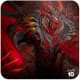 DOTA 2 Shadow Fiend red skin.