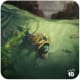 DOTA 2 Slark stalking underwater.