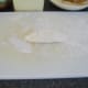 Pastry is crimped over pasty