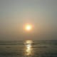 The breathtaking sunset in Kozhikode beach