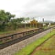 Murudeshwara Railway Station. From here it is just 2 km to reach the temple and beach.