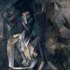 Figure dans un Fauteuil / Seated Nude / Femme nue assise (1909-1910)