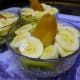 Allow to stand for the pears to finish cooling and serve after the main course as a dessert.