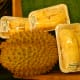 Durian pulp packed for sale