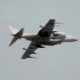 A USMC AV-8B performs at an Andrews AFB, Joint Service Open House.