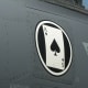 The "Ace of Spades" emblem of VMA-231, on the nose of a USMC AV-8B Harrier II, Bu Number 164562, Joint Base Andrews, May 2012.