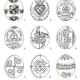 Hungarian style designs from a vintage book.