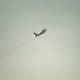 An F-86 Sabre at Andrews AFB, May 1997. A MiG-15 and F-86 chases each other for fun and the audience.