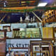 Items hanging from the rafters inside of this old carriage barn