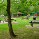Picnic areas & restrooms north side of Cullen Park