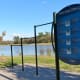 Exercise equipment placed all throughout Cypress Park