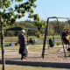 Playground equipment in Cypress Park