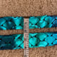 Cut two stretchy strips about 2 inches wide and up to 18 inches long.