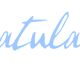 Congratulations blue clip art