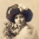 This vintage lady would make a great bridal shower theme