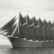Tall sailing ships: The Thomas W. Lawson was the only seven-masted schooner in existence I Credit: Public domain