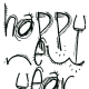 Happy New Year funky font