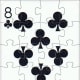 8 of clubs with puzzle effect
