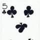 5 of clubs clip art