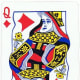 queen of diamonds with stretched effect