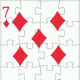 7 of diamonds clip art