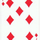 7 of diamonds clipart