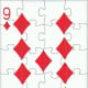 9 of diamonds free clip art