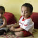 Jyoti, aged 15 with a little boy who is a mere 13 months old