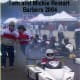 That is me (behind the kart) running to get out of the way.