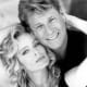 In happier times with Ryan O'Neal