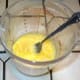 Beat the eggs with a fork until whites and yolks are well mixed. You should have almost a cup of eggs.
