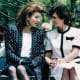 Jackie Kennedy and a friend - Jackie is wearing black gloves