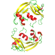 These peptide chains can form into long and complex molecules. They twist and fold on themselves to form intricate pleats and helices.