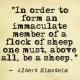 And the question is how to be a sheep?